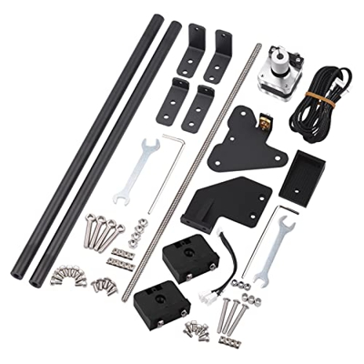Lechnical Accesorios de impresora 3D Ender-3 Kit de actualización de varilla de tornillo principal de eje Z doble y juego de varilla de soporte Kit de