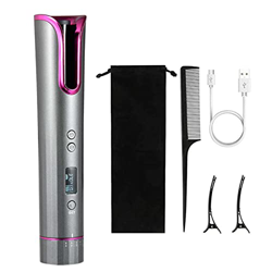 Niktule Rizador de Cabello automático inalámbrico - Rizador automático USB Recargable - Varillas rizadoras de Cabello portátiles para peinar el Cabell en oferta