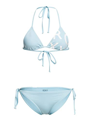 Roxy™ Beach Classics Tie Side - Conjunto de Bikini Triangular - Mujer - M - Azul precio