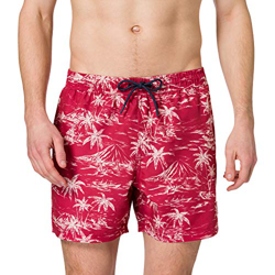 Springfield Bañador para Hombre, Estampado Rojo, M en oferta