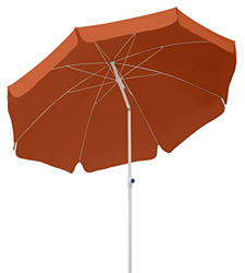 Parasol Schneider Ibiza, Terracotta, Aprox. 200 cm Ø, 8 Piezas, Redondo características