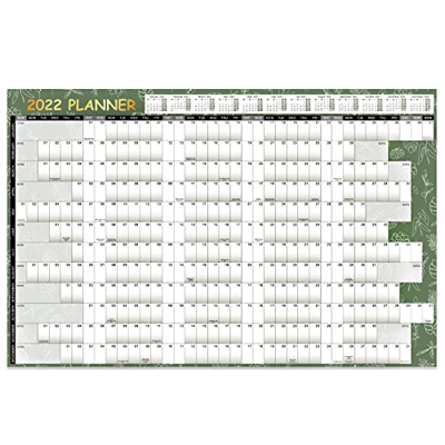 Calendario de pared 2022, Wall Planner 2022, planificador anual 2022, de enero de 2022 a diciembre de 2022, planner calendario familiar, tamaño A1 850