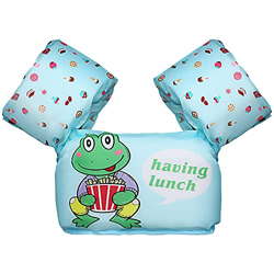 MoKo Manguitos Flotadores de Natación, Chaleco Sin Inflación para Natación con Patrón Lindo, Dispositivo de Entrenamiento Plegables para Niñas y Niños características