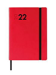 Finocam - Agenda 2022 1 Día Página, de Enero 2022 a Diciembre 2022 (12 meses) Y4 - 120x170 mm Dynamic Mara Rojo Español precio