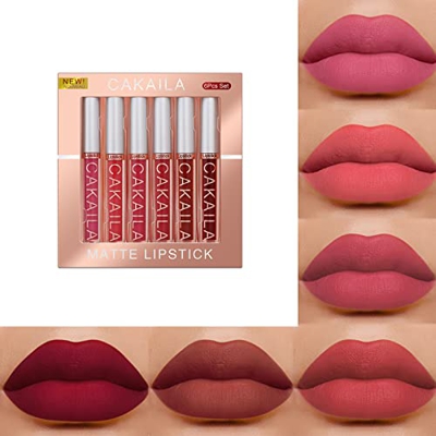 Pintalabios Mate de Larga Duración, Liquid Lip Colour Labial Líquido, Líquido Pintalabios Traje, Pintalabios Mate Liquido Lápiz Labial Pintalabios Imp