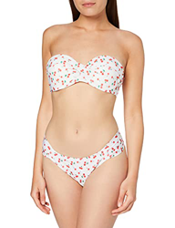 Marca Amazon - IRIS & LILLY Conjunto de Bikini Mujer, Multicolor (Cherry Print), M, Label: M en oferta