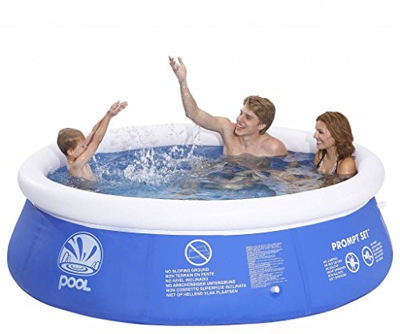 Jilong JL010201ND -P21 - Piscina Redonda Hinchable Marin, 240 X 63 cm Diversión Verano