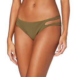 Calvin Klein Open Cut Bikini, Verde Oliva, M para Mujer precio