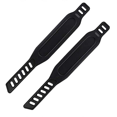 Correas de Pedales, 2 Pares Bicicleta Estática Correas del Pedal, Correas de Pedales para Bicicletas, Fácil de Ajustar Correa del Pedal, para Biciclet