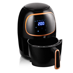 NK Freidora Digital sin Aceite 2L - Airfryer Caliente, Fácil de Usar, 6 Programas, Revestimiento Antiadherente, 1000W, Temperatura Regulable hasta 200 características
