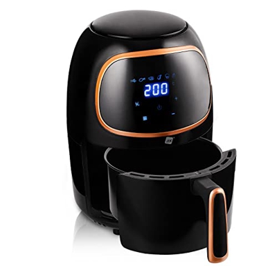 NK Freidora Digital sin Aceite 2L - Airfryer Caliente, Fácil de Usar, 6 Programas, Revestimiento Antiadherente, 1000W, Temperatura Regulable hasta 200