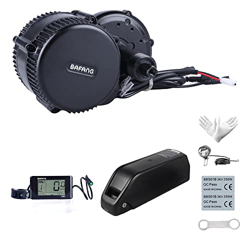 Bafang 250W 48V BBS01B Kit Mid Drive Juego de Conversión de Bicicleta Eléctrica Kit de Motor Central Bicicleta de Montaña, Batería Opcional 10/11,6/13 características