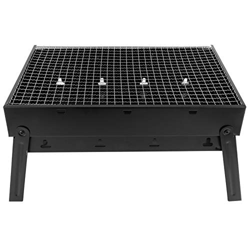 Parrilla de carbón para barbacoa, acero inoxidable,espesa,portátil,plegable,simple,barbacoa,parrilla Kabab,parrilla de camping, parrilla de mesa, estu características