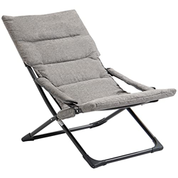 Outsunny Silla de Camping Plegable Silla de Jardín Portátil con Cojín Acolchado Extraíble y Reposabrazos Marco de Acero para Terraza Playa Exterior 66 características