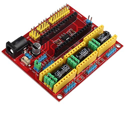 Jopto Multicolor resina CNC escudo V4 grabado placa de expansión kit controlador para Arduino grabador máquina controlador impresora 3D