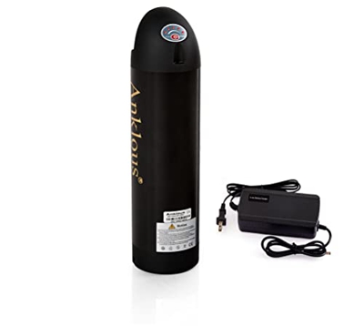 Anklous Bicicleta Eléctrica Batería 36V 10Ah Ebike Battery para A La Mayoría De Los Motores De 250W a 500W con 3A Cargador,Candado De Seguridad Y Indi