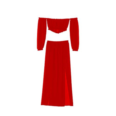 2 Piezas Bikini Cover Up con Estampado Leopardo Vestido de Playa Cubierta de Mujer Traje de Baño Crop Top de Manga Larga + Falda Larga Elegante para V