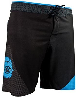 Guggen Mountain Traje De Baño con Cremallera Sin Costura Pantalones Cortos De Baño Y Playa para Hombres con Modelo Negro Azul M