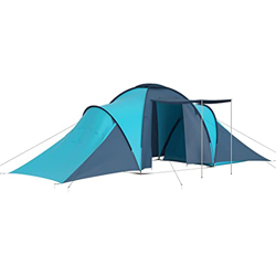 vidaXL Tienda de Campaña para 6 Personas Camping Carpa Senderismo Campamentos Festival Impermeable Viaje Jardín Patio Exterior Azul y Azul Claro características