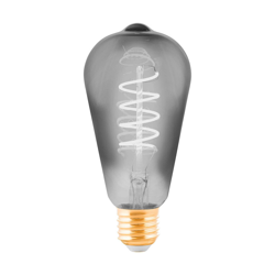 Bombilla LED E27 4W rústica negro-claro características
