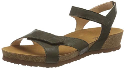 THINK! Dumia_3-000262 Nachhaltige Slingback, Sandalia Mujer, Verde Oliva 7000, 41 EU