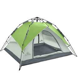Vanku Tienda de Campaña, Sistema Instantáneo, Tienda de Campaña Ligero Impermeable Anti Viento y Protección UV UPF 50+ para 4 Personas características
