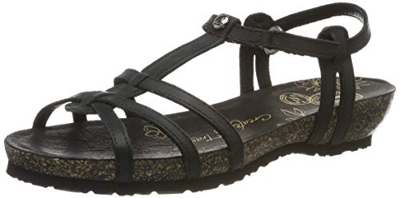 Panama Jack Dori Basics, Sandalia con Pulsera Mujer, Negro (Negro B1), 37 EU