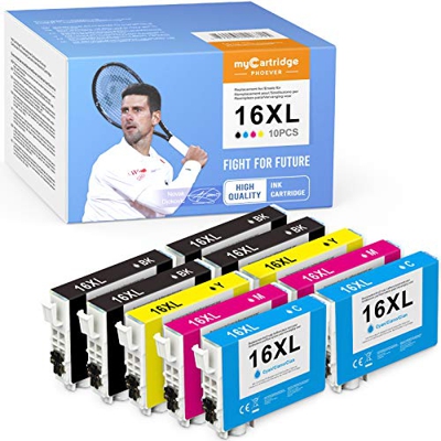 myCartridge PHOEVER Cartucho de tinta compatible con Epson 16XL 16 XL para Epson Workforce WF-2630 WF-2760 WF-2540 WF-2660 WF-2750 WF-2650 WF-2510 WF-