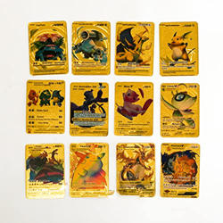 54 Pok Cartas Doradas - V - VMax Gigamax - GX - DX Carta Coleccionables (54-CartasDoradas) precio