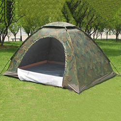 Tent, 3,4 Man Tent, Easy To Set Up Outdoor Camping Trail, Waterproof Dirt-Proof Camouflage Folding Tent en oferta