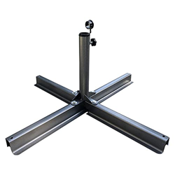 DHHVIC Base De Parasol De Acero Al Carbono, Base De Parasol Plegable Portátil, Agujero Central Ajustable, Paraguas para Patio Playa Jardín Terraza características