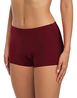 Merry Style Shorts Bañadores Deportivos Trajes de Baño Mujer Modelo L23L1 (Burdeos (4222), 46)