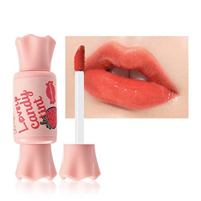 10ml Lip Glaze Candy Shape Hidratante Impermeable Sin Peso Textura Delgada Labial Esmalte Suave Y Ultra Hidratante Para Belleza-3