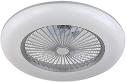 BEL AIR HOME - Ventilador Plafón Led serie KIRA 3000K-4000K-6500K Con Mando a Distancia y Control a Través de App (Plata) en oferta