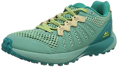 Columbia Montrail F.k.t, Zapatillas para Carreras de montaña Mujer, Mineral de Cobre Amarillo ácido, 38.5 EU