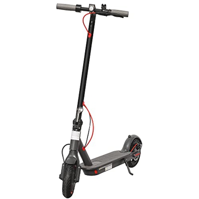 AOVOPRO Patinete eléctrico, 30 km de alcance, E-Scooter plegable con, 3 ajustes de velocidad, control de aplicaciones, negro