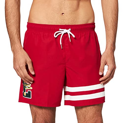 Lacoste MH7809 Paal para Nadar, Coccinelle/Farine, XL para Hombre