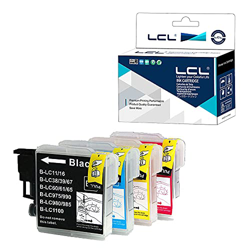 LCL Cartucho de Tinta Compatible LC980 LC1100 LC1100BK LC1100C LC1100M LC1100Y Reemplazo para Brother DCP-195C DCP-145C MFC-5890CN MFC-6490CW MFC-250C características