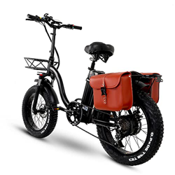Y20 Bicicleta eléctrica para Adultos Rueda de 20 Pulgadas Bicicleta eléctrica Plegable Bicicleta de montaña 4.0 Neumático Gordo (Plus Bolsa, 24Ah) características