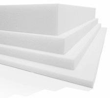 Plancha de Espuma Estándar Extra Firme (200 x100 x02cm de Grosor) - Densidad D40kg /m3 Extra Firme - Color Blanco - Diez Grosores Disponibles - para C