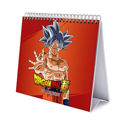 Calendario escritorio Deluxe 2022 Dragon Ball Super - Calendario 2022 sobremesa - Calendario 2022 Dragon Ball │ Calendario manga - Calendario mesa 202