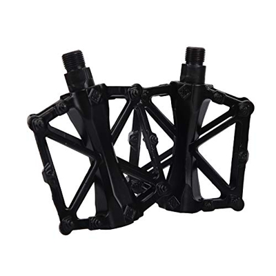 Herefun Pedales Bicicleta de Montaña, Pedal de Bicicleta Aleación de Aluminio Antideslizante Durable, Pedales Bicicleta 9/16 Pulgadas para MTB, BMX, B