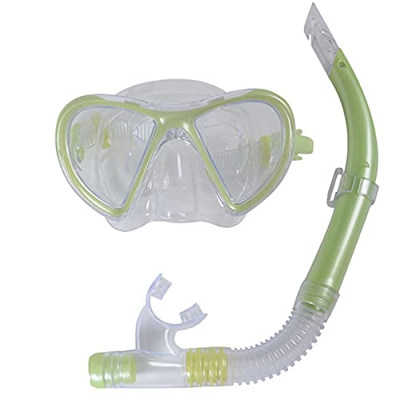 Juego de esnórquel, máscara de buceo para adultos, gafas de esnórquel, gafas de buceo en seco, panorámica, visión amplia, equipo de buceo para buceo, 