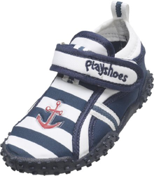 Playshoes Zapatillas de Playa con protección UV Marítimo, Zapatos de Agua Unisex Niños, Azul (Marine/Weiss 171), 26/27 EU características