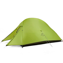 Naturehike Cloud-Up 2 Tienda de Campaña 2 Personas 3-4 Temporada Tienda Mochila Ligera(Actualizar Verde Claro 20D) características
