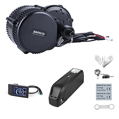 Bafang 250W 48V BBS01B Kit Mid Drive Juego de Conversión de Bicicleta Eléctrica Kit de Motor Central Bicicleta de Montaña