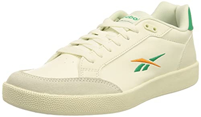 Reebok Vector Smash Syn, Zapatillas de Tenis Unisex Adulto, Chalk/COUGRN/HIVIOR, 43 EU