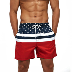 Bañador Natacion Hombre, Shorts de Baño para Hombre, Pantalones Cortos de Playa de Verano de Secado Rápido, Trajes de Baño para Hombres con Forro de M en oferta