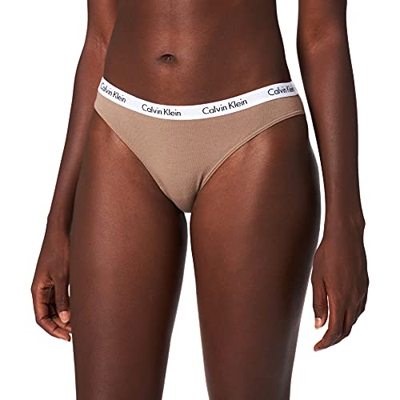 Calvin Klein Bikini Estilo Ropa Interior, Toasted Taupe, S para Mujer