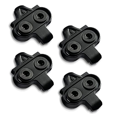 Everbeam Calas de precisión de 2 Agujeros para Zapatillas de Ciclismo | Compatible con Pedales Tipo Shimano SPD, Look-X Track | Spinning, Ciclismo Ind
